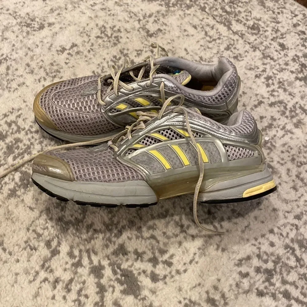 Adidas Climacool Adiprene 2004 YS6 621001 Silver Running Shoes Women Size 11 GUC